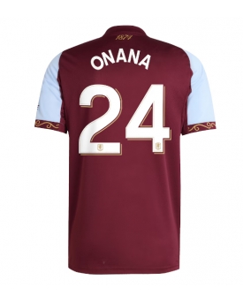 Billige Fotballdrakt Aston Villa Amadou Onana #24 Replika Hjemmedrakt 2025-26 Kortermet Billige Fotballdrakt Aston Villa Amadou Onana #24 Replika Hjemmedrakt 2025-26 Kortermet